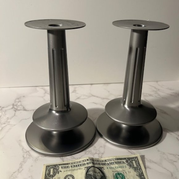 IKEA Silver Metal Candle Holders - Picture 1 of 14